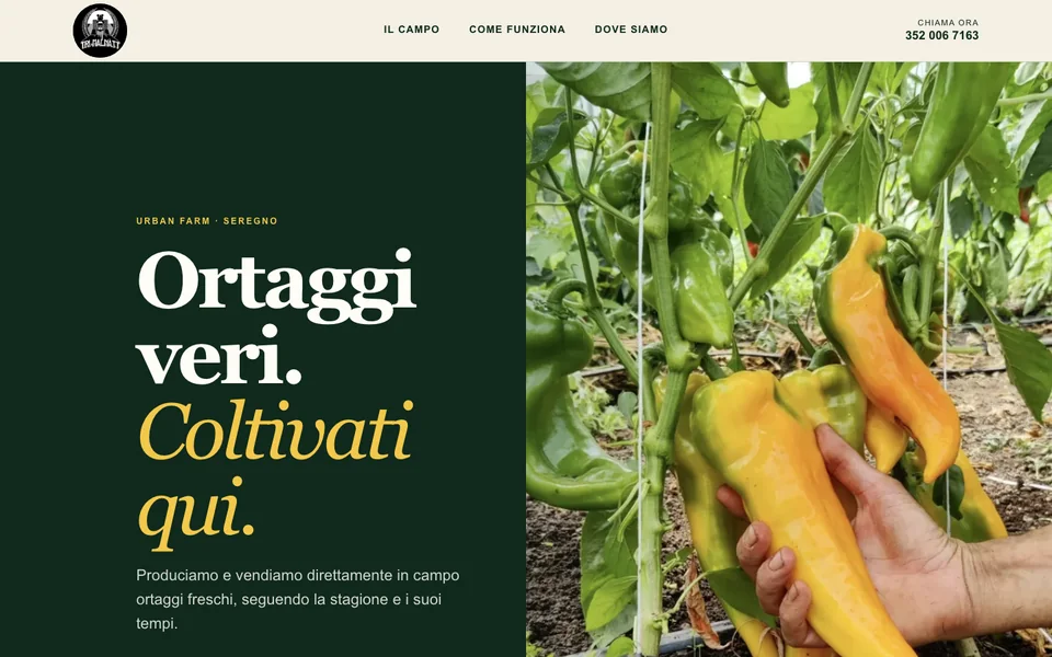 Homepage del concept Tri Malnatt